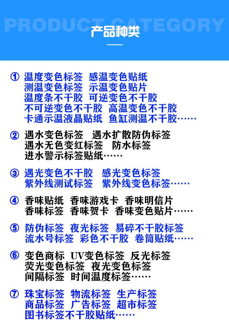 测温显示标贴